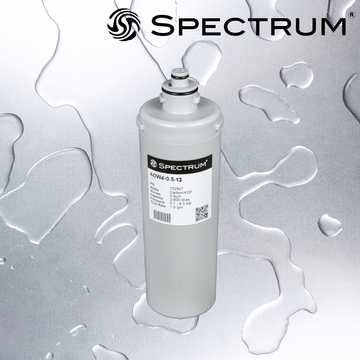 AOW4-0.5-13   :   SPECTRUM Carbon Block 0.5µm 13" Particulate, Cyst and Lead reduction