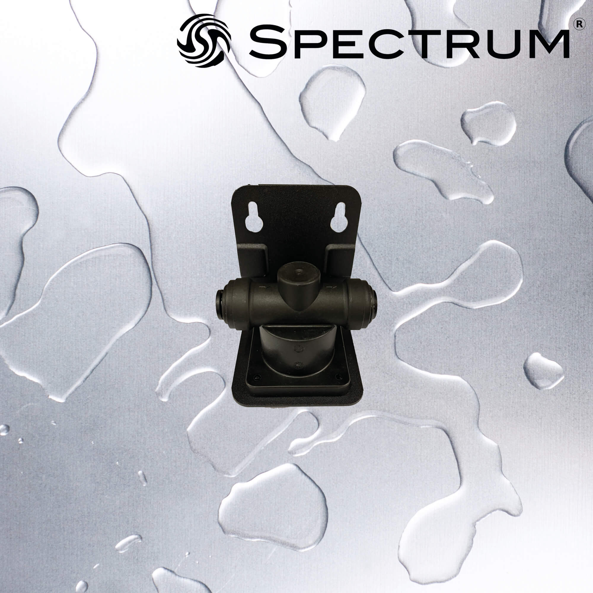 ACH-FH1-3/8PF : SPECTRUM Food Service Filter Head - 3/8" Push fit Connections