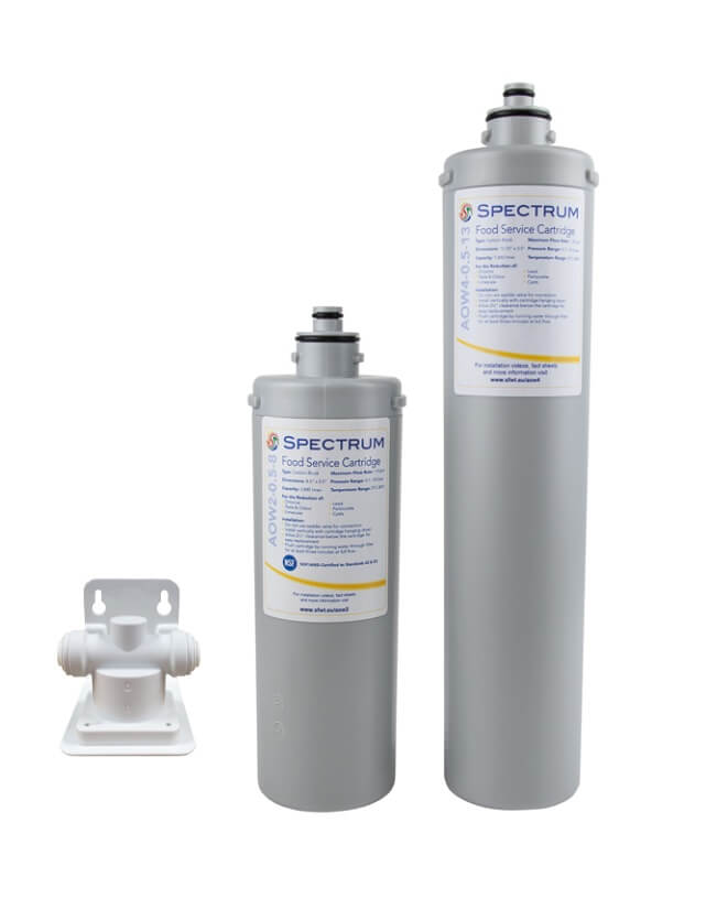 AOW2-0.5-8   :   SPECTRUM Carbon Block 0.5?m 8" Particulate, Cyst and Lead reduction