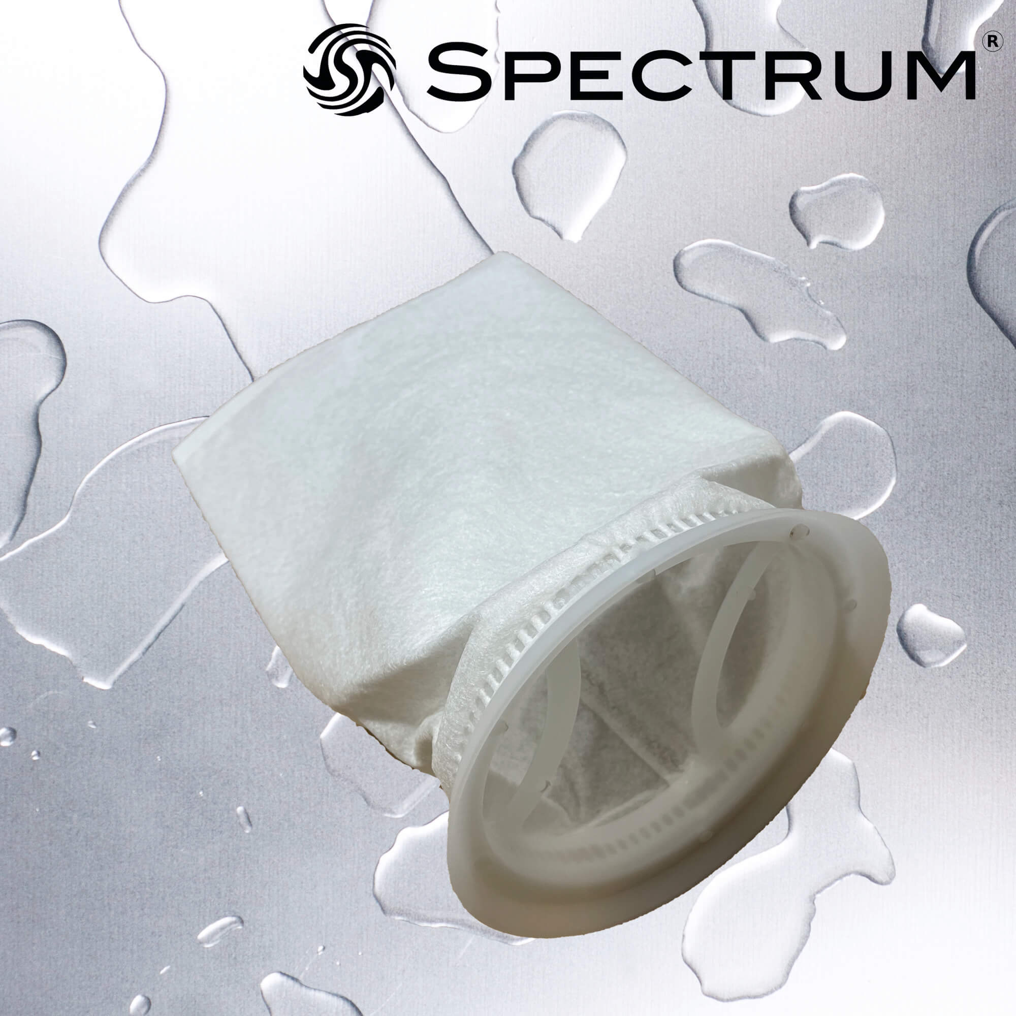 EBPE-100-1   :   SPECTRUM Economic Bag Polyester 100?m Size 1 Polypropylene Premier Neck