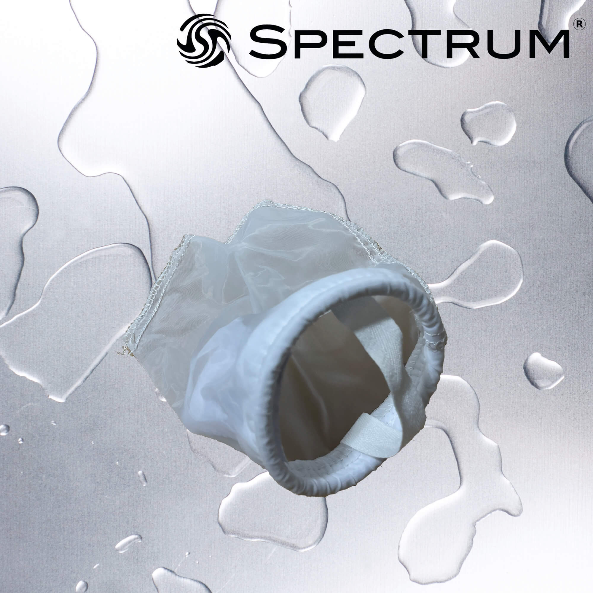 EBESN-100-3  :  SPECTRUM Economic Bag Nylon 100µm Size 3 Stainless Steel Neck Ring