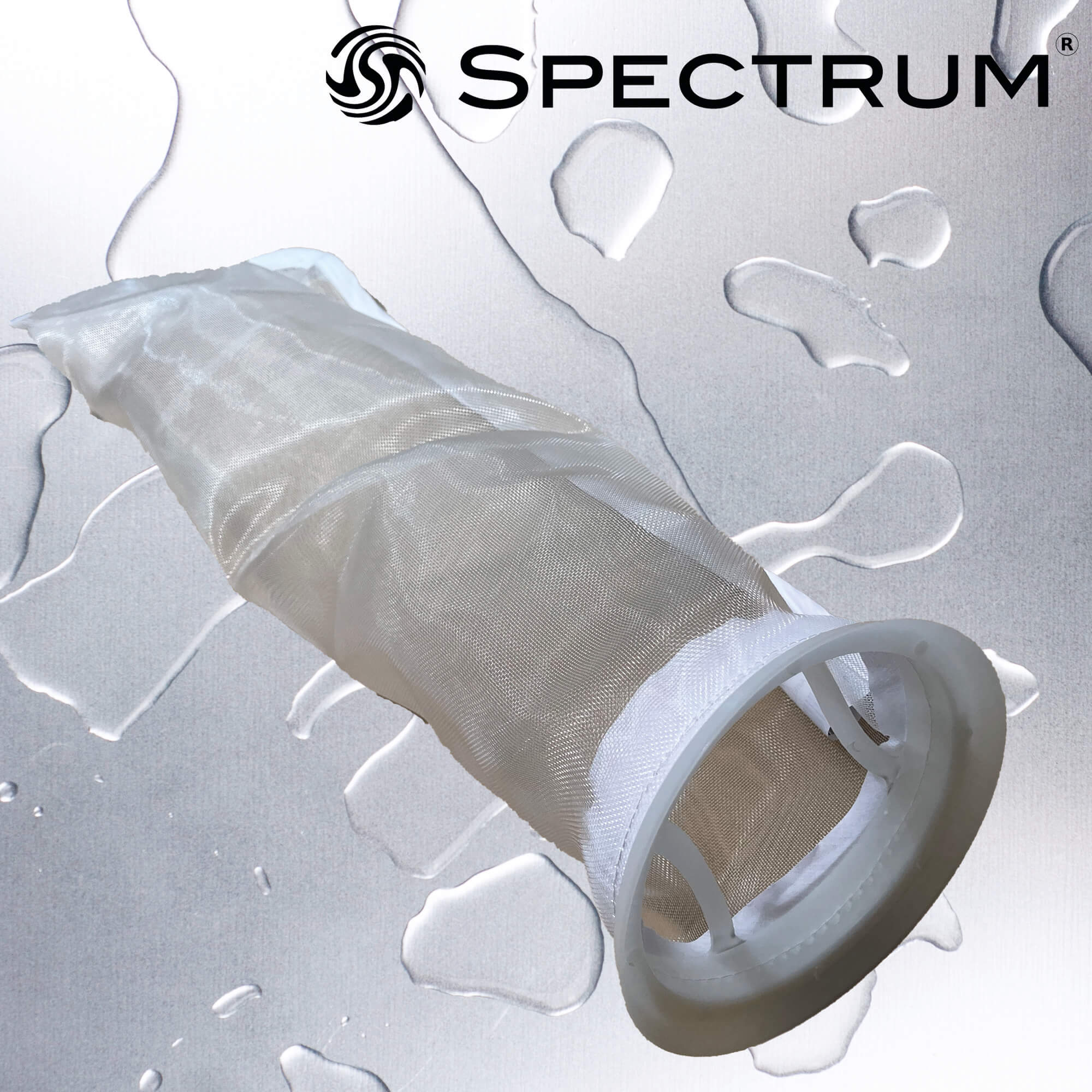EBPN-200-2   :   SPECTRUM Economic Bag Nylon 200µm Size 2 Polypropylene Premier Neck