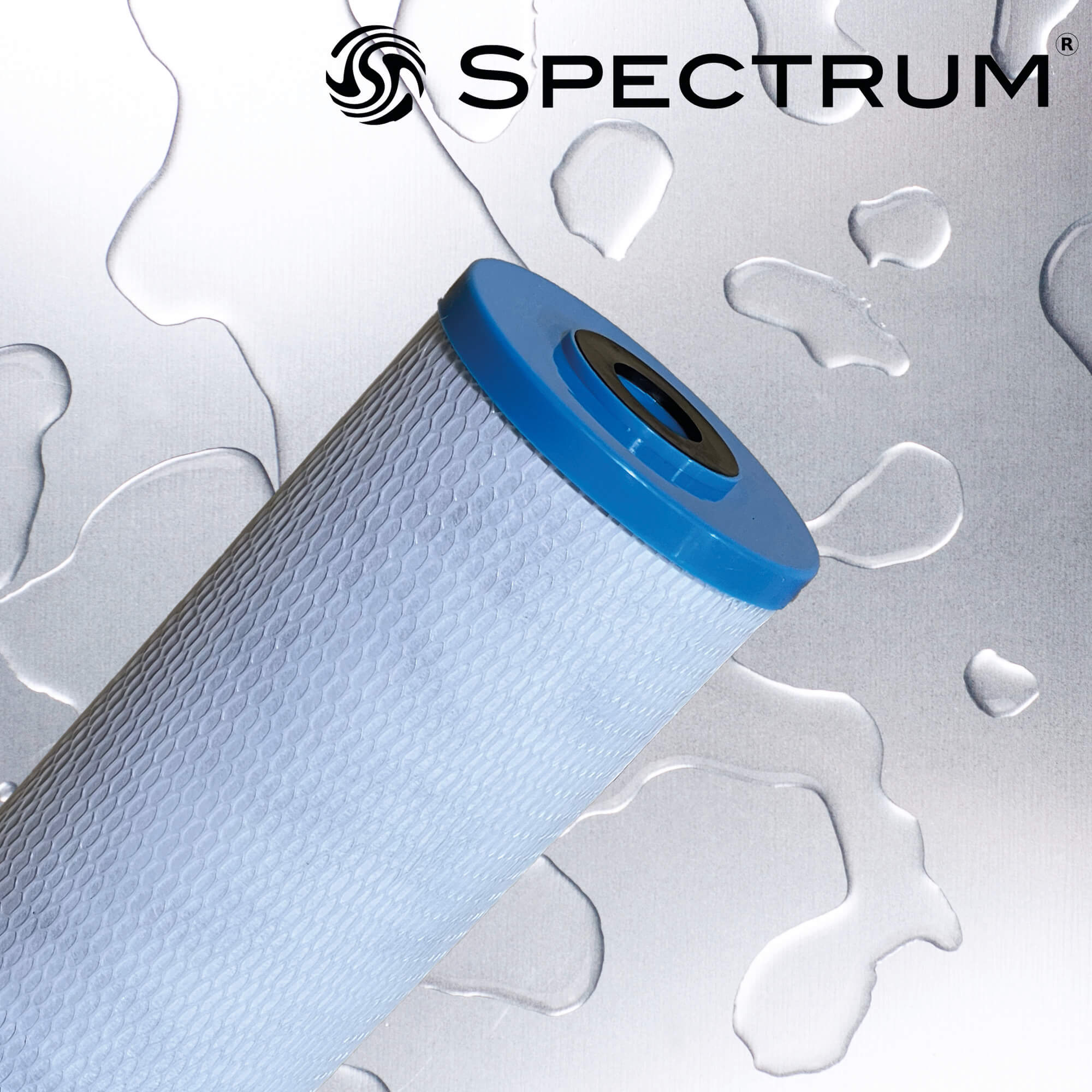ECB-10-93/4LD   :   SPECTRUM Carbon Block Filter 10µm 93/4" for Large Diameter
