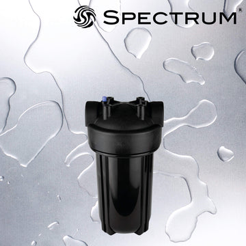 EFH-PK-1-10LD-1  :  SPECTRUM 10" Black Head PRV Black Sump Housing Large Diameter with 1" Ports (PP)