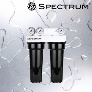 EFHS-PK/PK-10SD-1/2  :  SPECTRUM Aqualyze Double System Black/Black Small Diameter 10" 1/2"