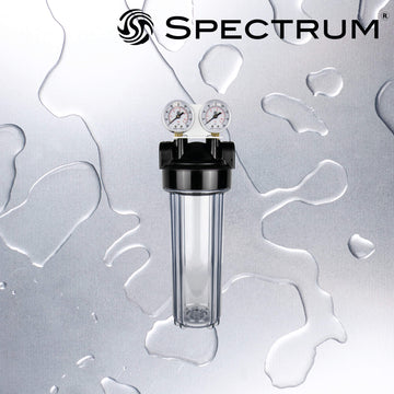 EFHS-SC-10SD-1/2  :  SPECTRUM Aqualyze Single System Clear Small Diameter 10" 1/2"