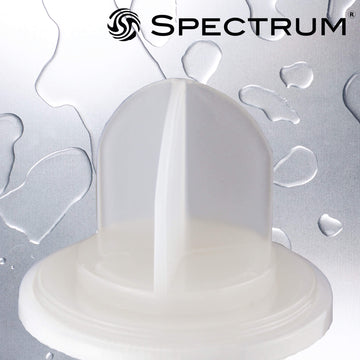 END-CAP-FIN   :   SPECTRUM End Cap - Fin (Shouldered White)