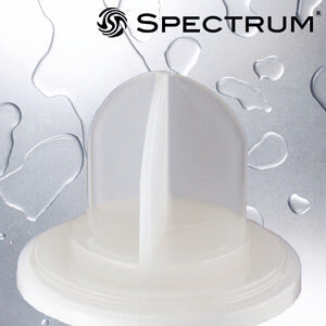 END-CAP-FIN   :   SPECTRUM End Cap - Fin (Shouldered White)