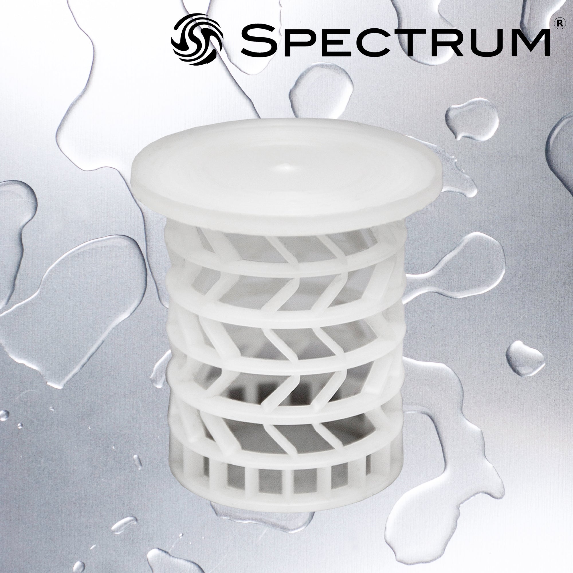 END-CAP-PSP-K-SPRING   :   SPECTRUM PSP Filter End Cap - K spring Polypropylene End Cap