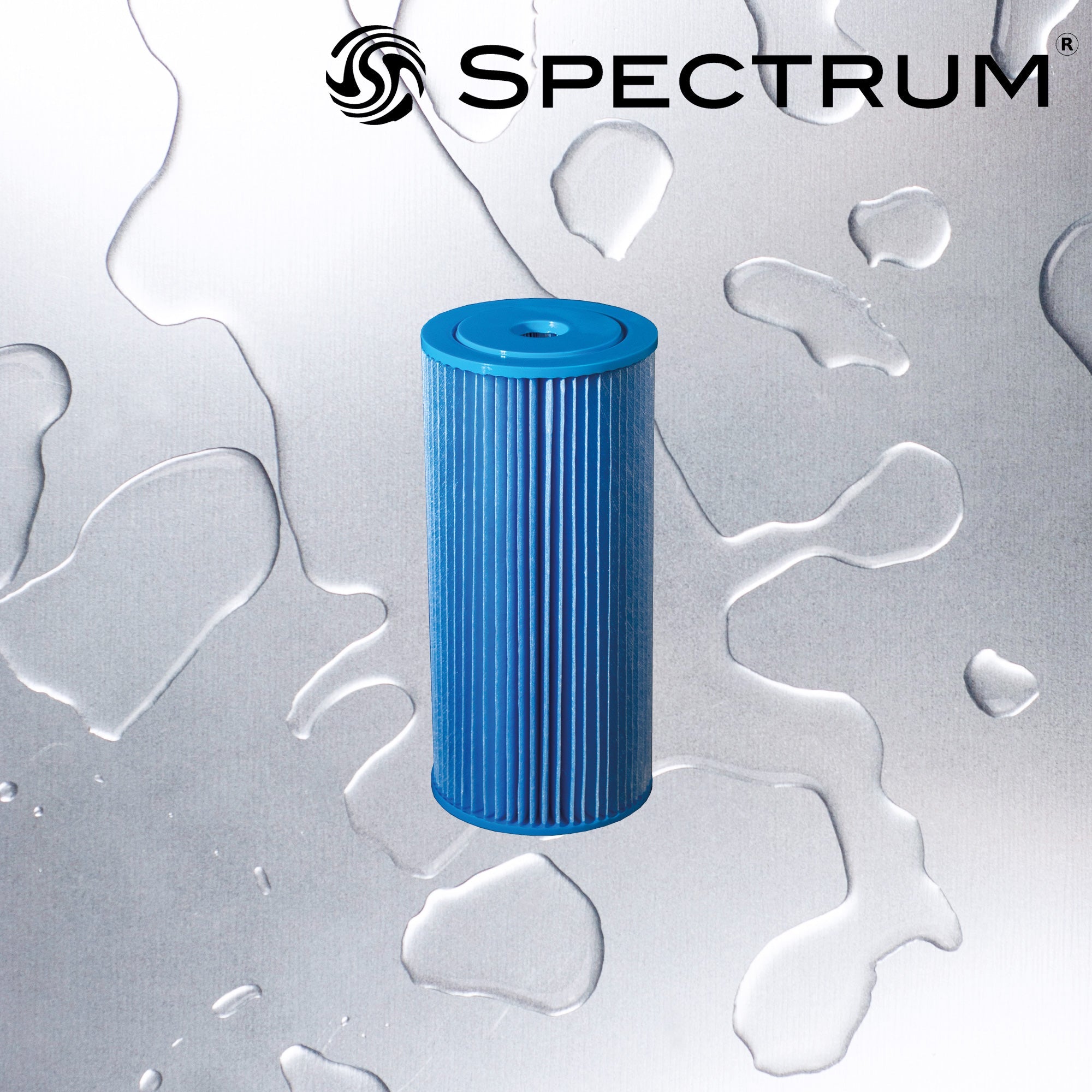 EPE-AM-5-93/4LD : SPECTRUM Antimicrobial Economic Pleat? Polyester Filter 5?m 93/4" Large Diameter