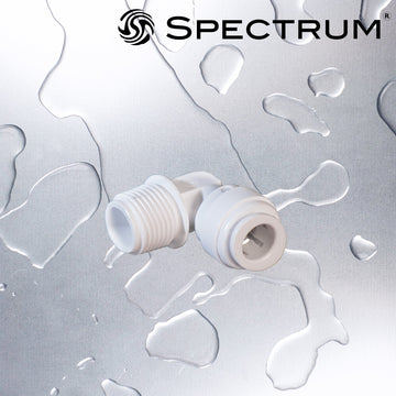 SC-E-S3P3   :   SPECTRUM Connector 3/8" Stem / 3/8" Push Fit