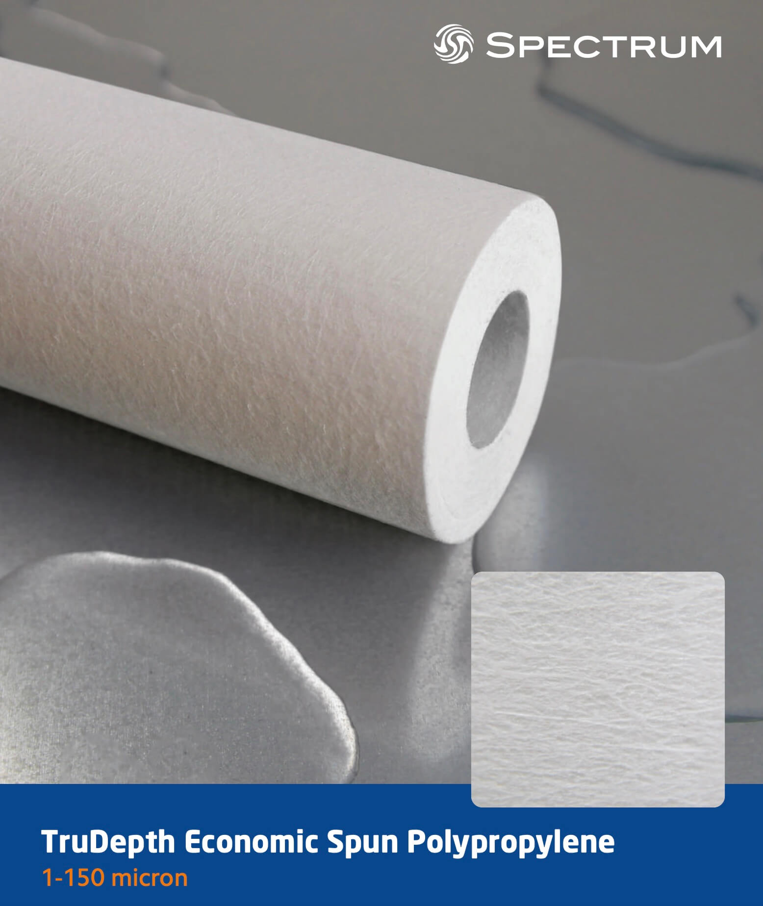 ESP-150-30   :   SPECTRUM TruDepth Economic Spun Polypropylene Filter 150?m 30 Inch