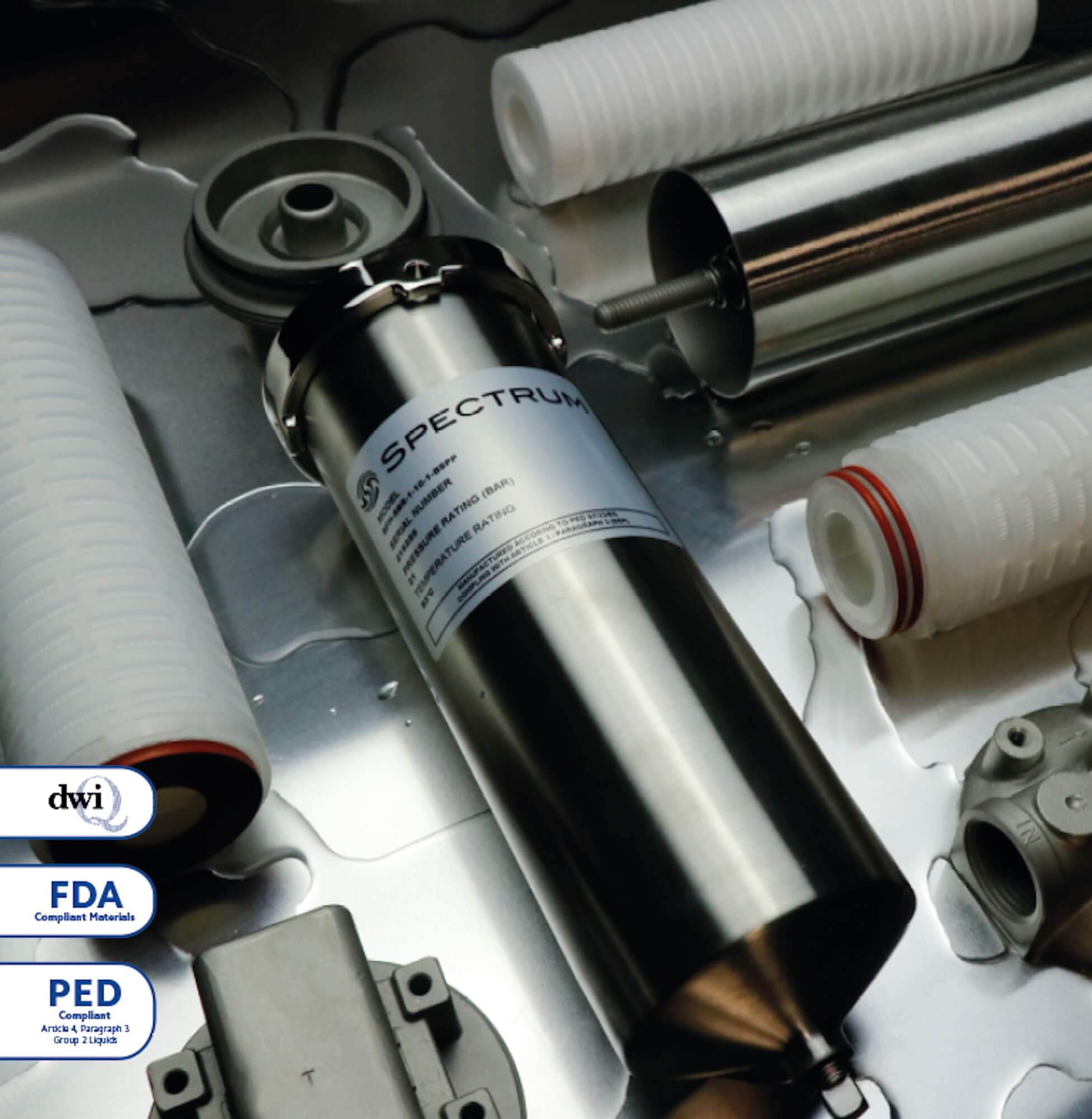 SFH-S-1-SEALKIT-SILICONE   :   SPECTRUM INOX Filter Housing 1 Round Seal Kit Silicone