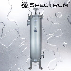 PFH-SGB-2HF-40-4F-GP-ML-V2   :   SPECTRUM High Flow Housing 316 SS 2 Round 40" with 4" Flange