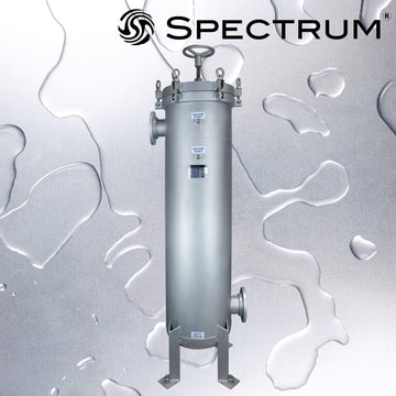 PFH-SGB-2HF-40-4F-GP-ML-V2   :   SPECTRUM High Flow Housing 316 SS 2 Round 40" with 4" Flange