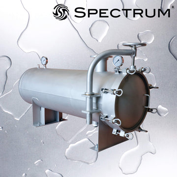 PFH-SGB-4HF-40-4F-GP-HML-V2   :   SPECTRUM High Flow Housing 316 SS 4 Round 40" with 4" Flange
