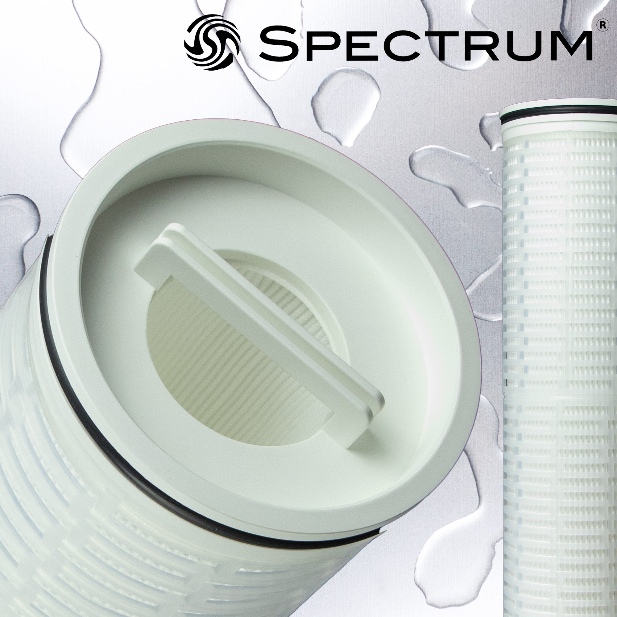 PPP-HF-1-40E-H : SPECTRUM Premier Pleat High Flow 1µm 40" Polypropylene SOE/EPDM O-rings Hard Cage