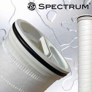 PPP-HF-20-40E-H : SPECTRUM Premier Pleat High Flow 20?m 40 Inch Polypropylene SOE/EPDM O-rings Hard Cage