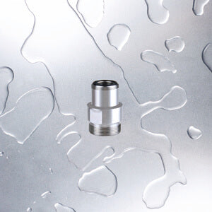 SMTF-TA16-S/S  :  Tap Adaptor Stainless Steel  22mm BSPM x 16mm BSPM with O-rings
