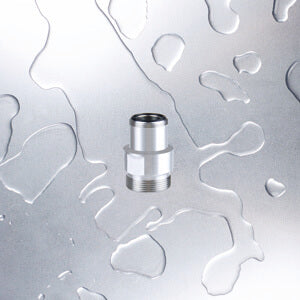 SMTF-TA18-S/S  :  Tap Adaptor Stainless Steel  22mm BSPM x 18mm BSPM with O-rings