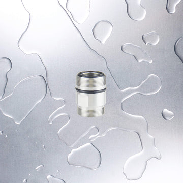 SMTF-TA24-S/S  :  Tap Adaptor Stainless Steel  22mm BSPM x 24mm BSPM with O-rings