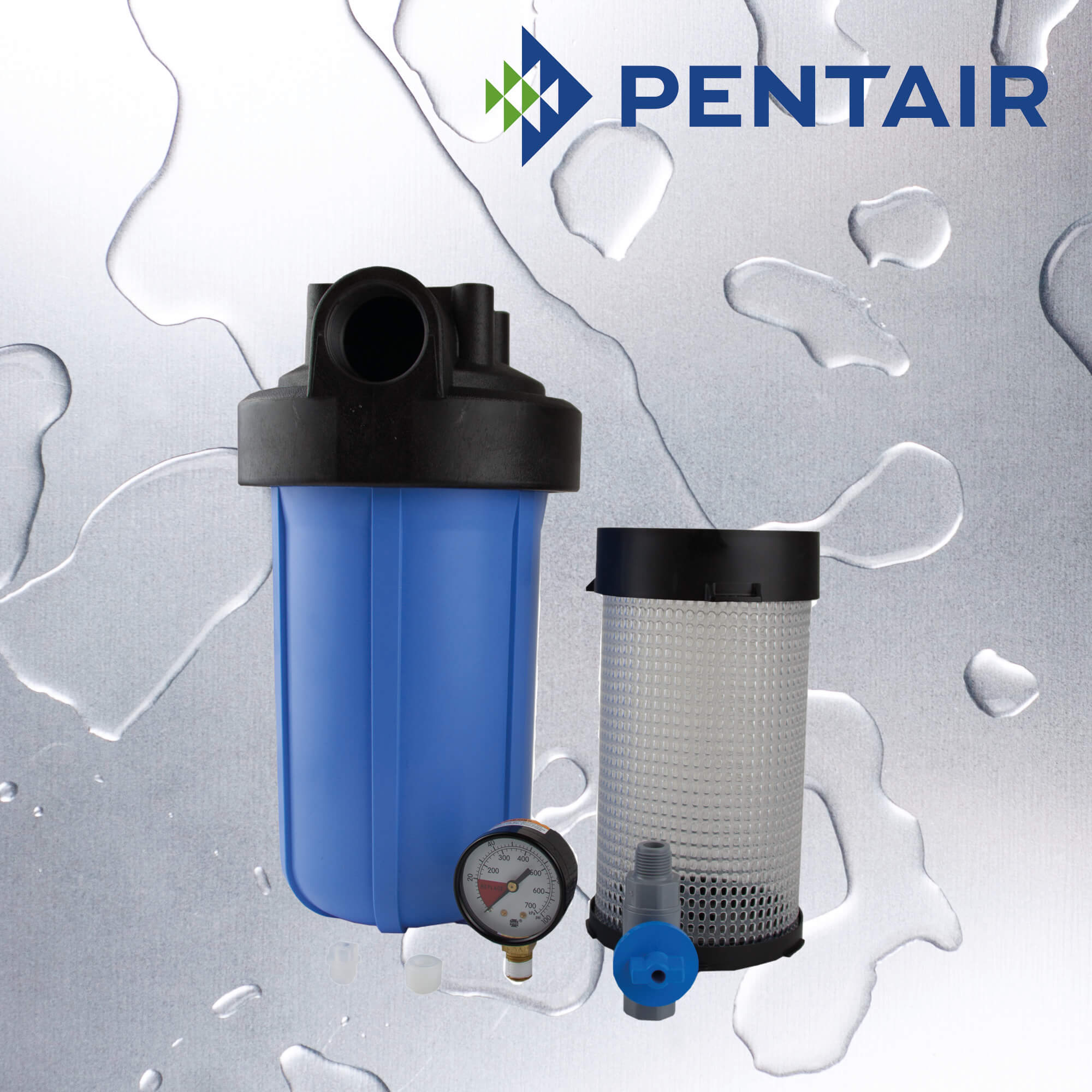 PBH-410-1.5BT    :   PENTAIR 410 10" Polypropylene Bag Housing 1.5" BSP Ports