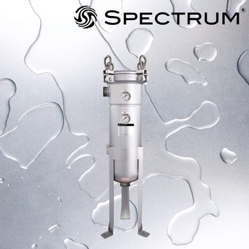 PBH-SGB-1-3-1.5-G   :   SPECTRUM INOX Bag Housing Stainless Steel Size 3 1.5" BSPT-M with Gauges