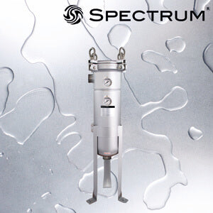 PBH-SGB-1-3-1.5-G   :   SPECTRUM INOX Bag Housing Stainless Steel Size 3 1.5" BSPT-M with Gauges