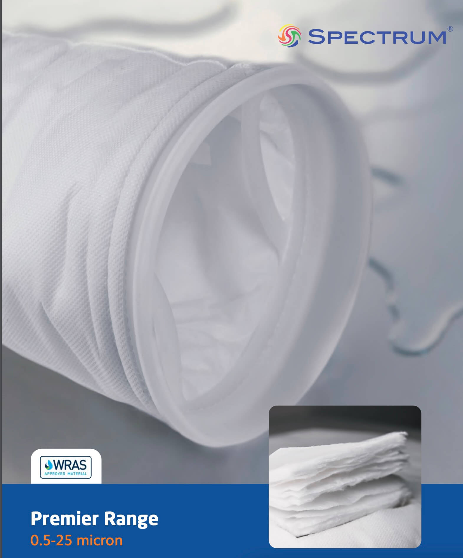 PBP-25-1   :  SPECTRUM Premier Microfibre Bag Polypropylene 25?m Size 1 Polypropylene Standard Neck