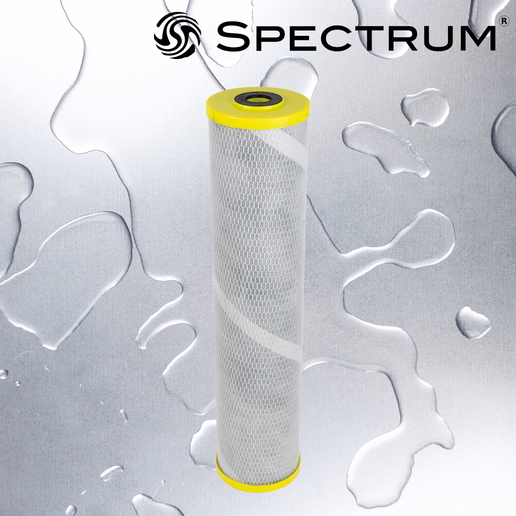 PFBC-5-20LD   :   SPECTRUM FibreOnyx Chloramine Carbon Filter 5µm 20" for Large Diameter