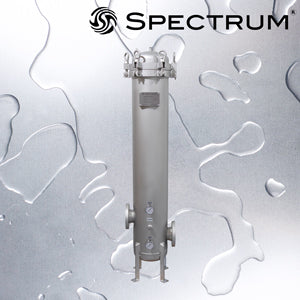 PFH-SGB-7-40-2-G   :   SPECTRUM INOX Premier 7 X 40" Filter Housing 2" BSPT-M with Gauges