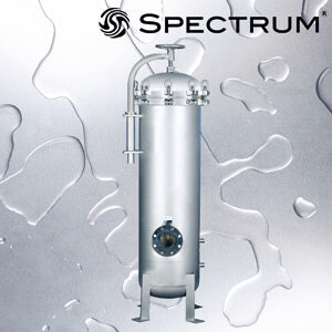 PFH-SGB-21-40-4F-G : SPECTRUM INOX Premier Filter Housing 21 X 40" 4" DN100 with Gauges
