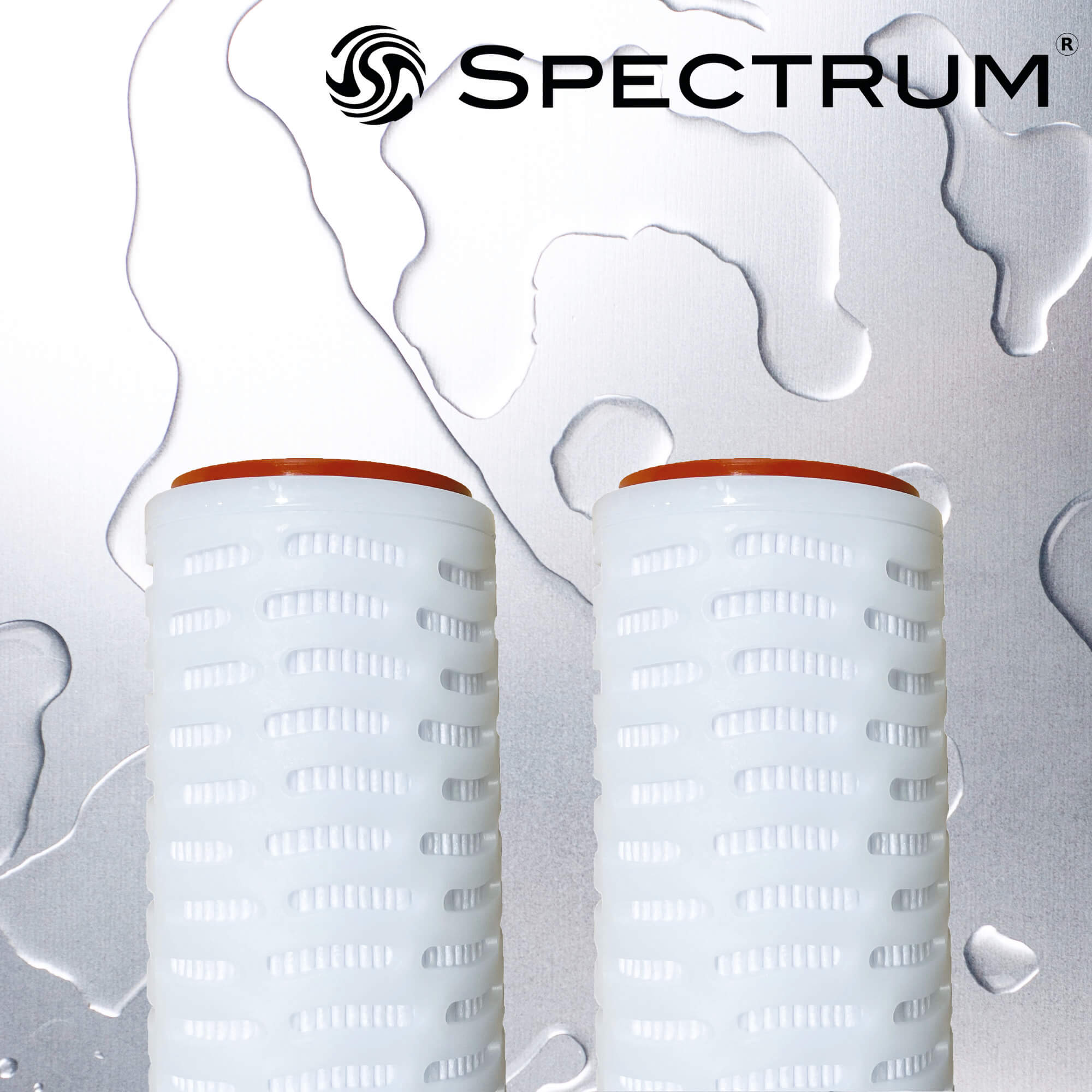PPP-5-93/4AAS   :   SPECTRUM Premier Pleat Polypropylene Filter 5?m 9 3/4" DOE/Silicone Gaskets