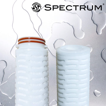 PPP-50-10FGS  :  SPECTRUM Premier Pleat Polypropylene Filter 50µm 10" 226/Closed/Silicone O-rings