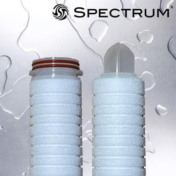 PSP-5-30FHE   :   SPECTRUM TruDepth Premier Spun Polypropylene 5?m 30" 226/Fin/EPDM O-rings