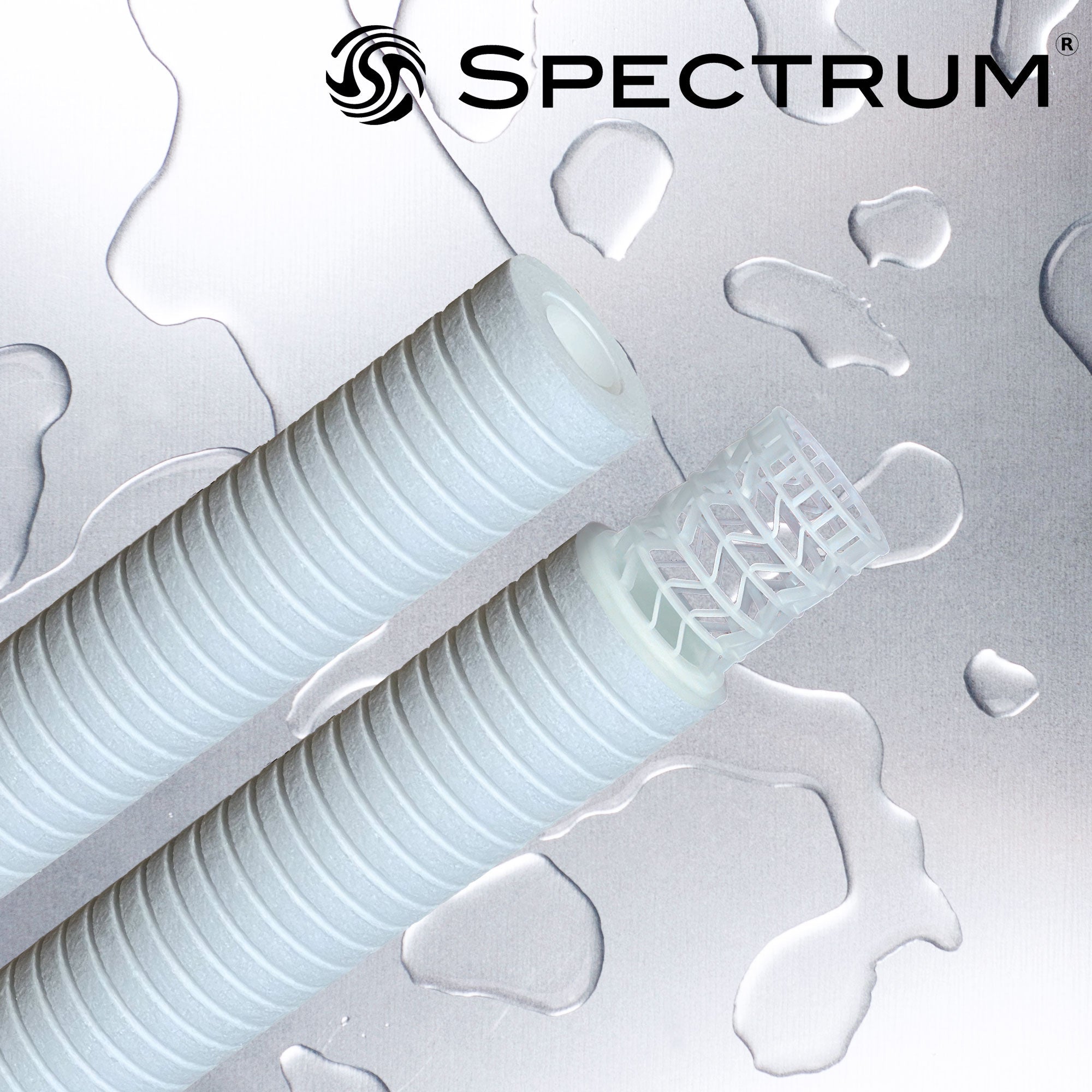 PSP-1-40XK   :   SPECTRUM TruDepth Premier Spun Polypropylene 1µm 40" with Spring K End Cap