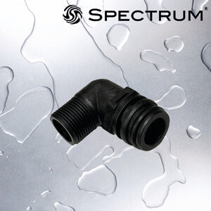 PV-ADAPTOR-3/4ELBOW   :   SPECTRUM Pressure Vessel Head 3/4"BSP Male Elbow Adaptor with O-rings