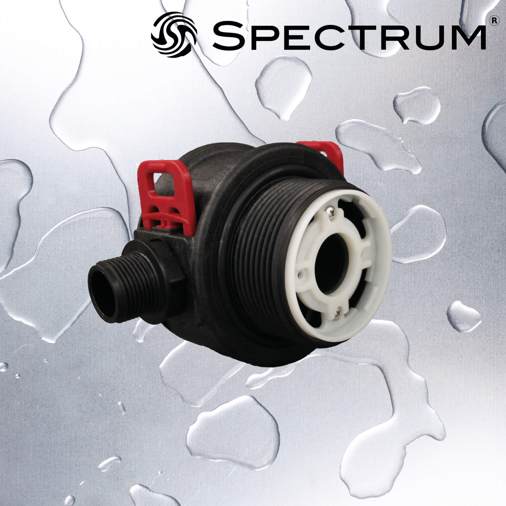 PV-PK-2.5HEAD-3/4   :   SPECTRUM Pressure Vessel Head with 3/4" Male Fittings
