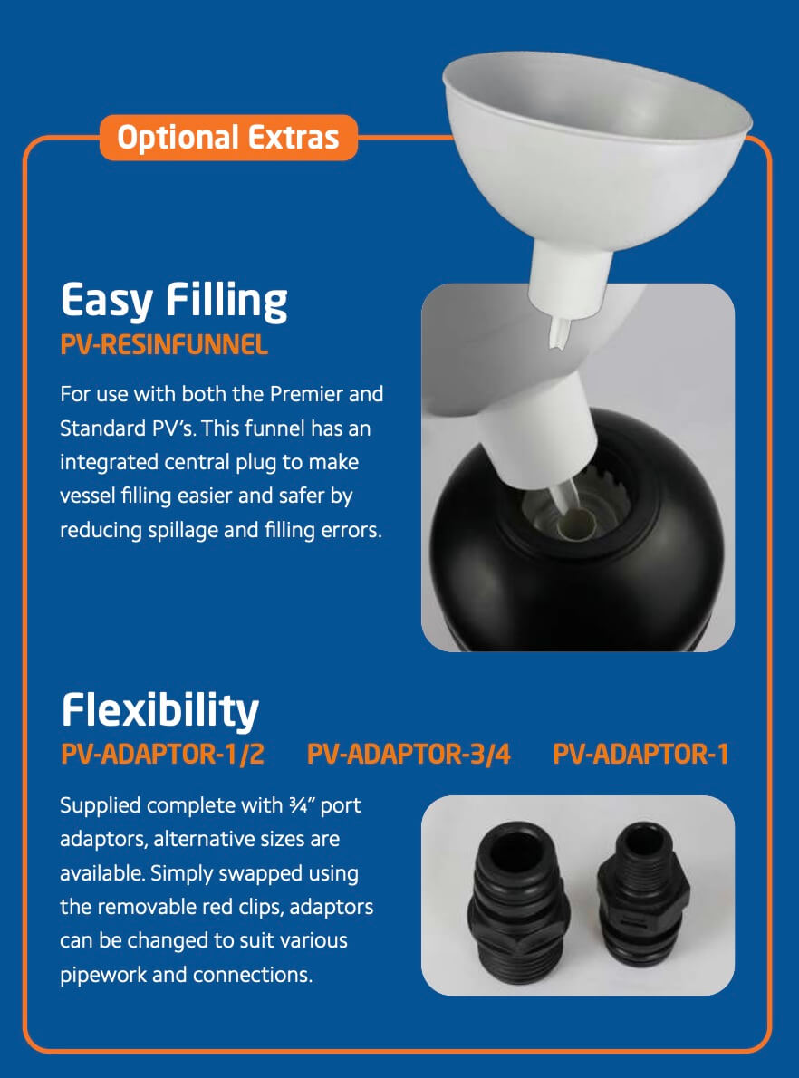 PVHEAD-DSComplete-35   :   SPECTRUM Pressure Vessel Distribution System 35"