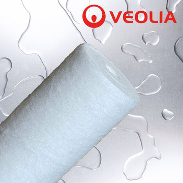 PX20-10LD: VEOLIA PURTREX Polypropylenfilter 20 µm (10 Zoll) für große Durchmesser