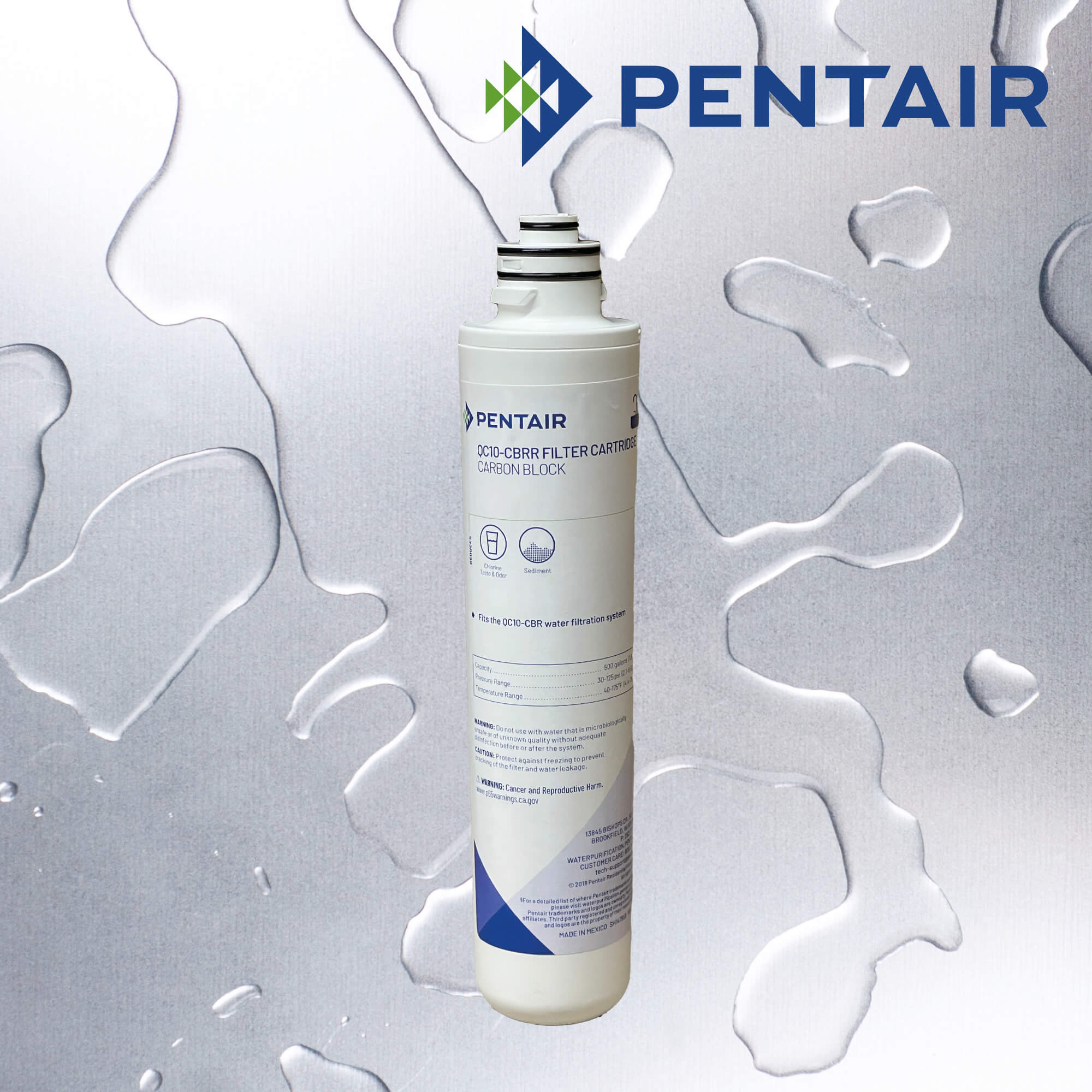QC10-CBR-R   :   PENTAIR QC CBBR Chlorine Taste Odour Lead Reduction Replacement Cartridge