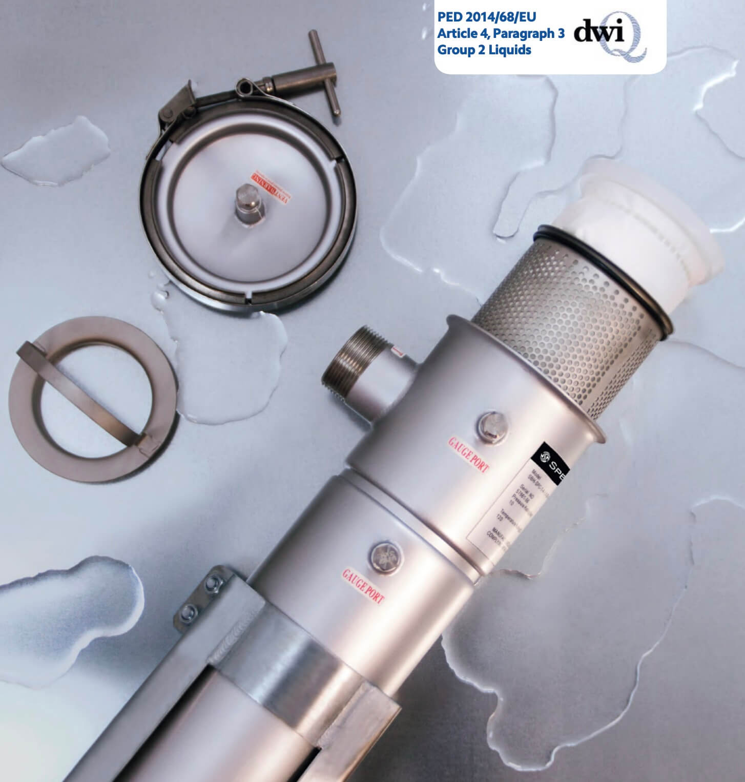 SBH-SPC-1-3-1.5-GP-ML   :   SPECTRUM INOX Bag Housing Stainless Steel 1 Round Size 3 1.5"BSPT-M