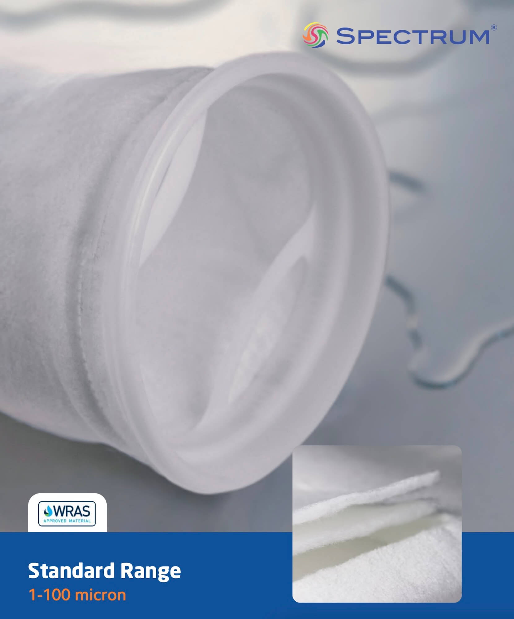 SBP-50-1  :  SPECTRUM Standard Ext. Life Bag Polypropylene 50?m Size 1 Polypropylene Standard Neck