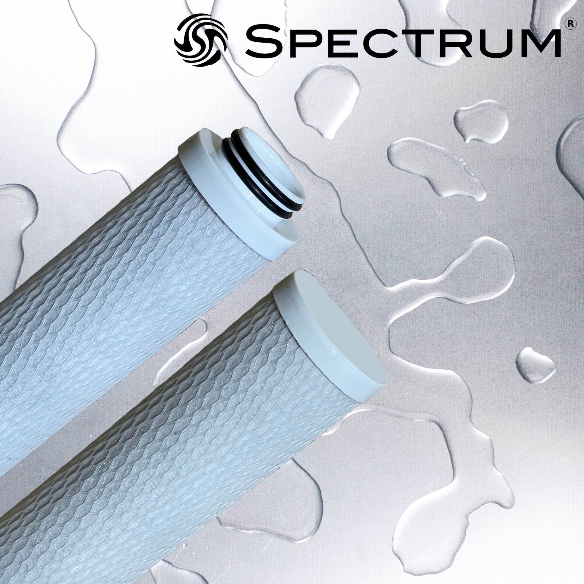 SCB-S-5-30ESS : SPECTRUM Slim Carbon Block Multi-Round Housing 5µm 30" 222/Closed/Silicone O-rings