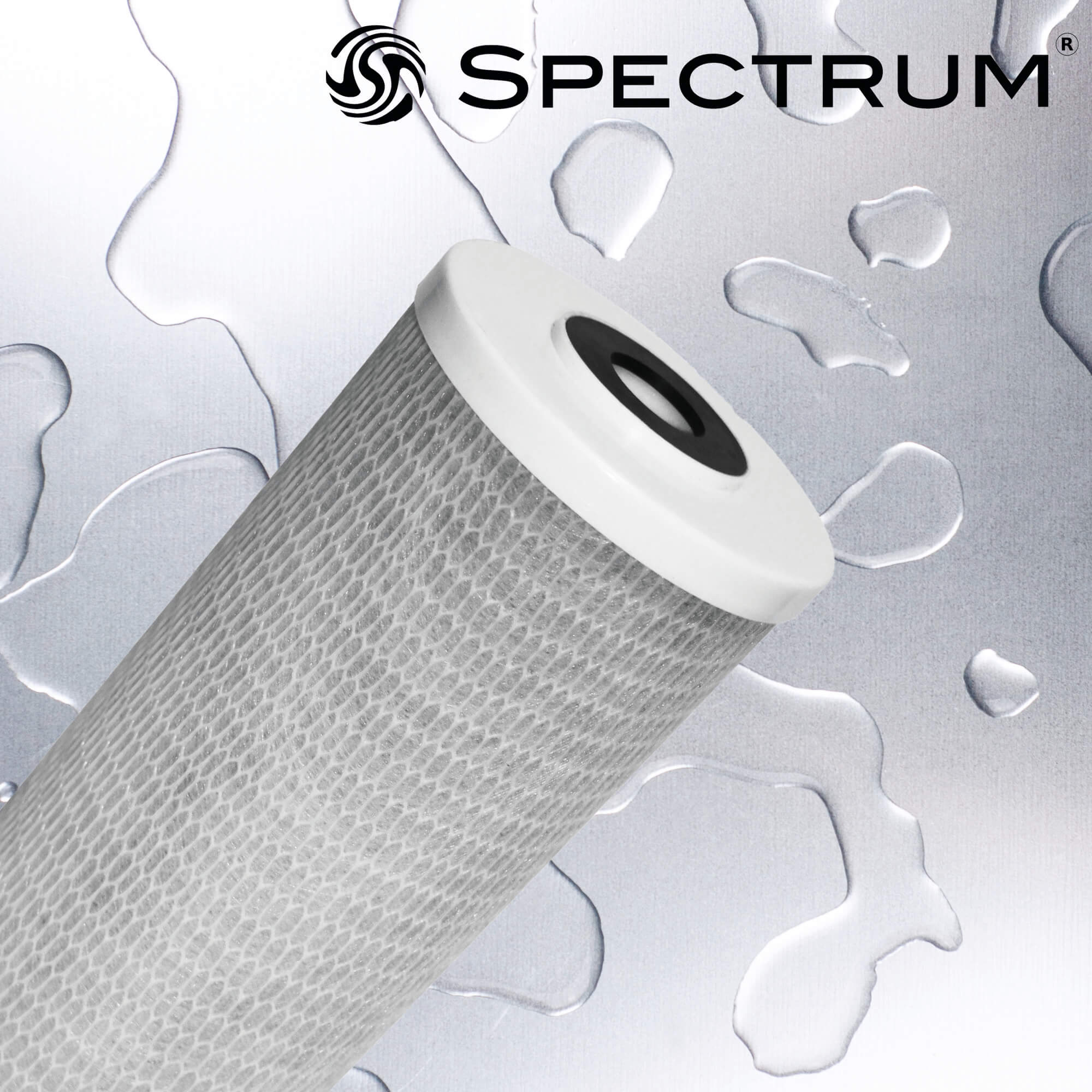 SCB-5-93/4LD   :   SPECTRUM Powder Activated Carbon Block Filter 5?m 93/4" for Large Diameter