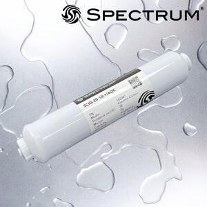 SCIGP-20-10-1/4QC   :   SPECTRUM Carbon Inline Granular/Phosphate 20?m 10" 1/4" Push Fit
