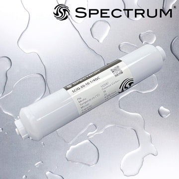 SCIGP-20-10-1/4QC   :   SPECTRUM Carbon Inline Granular/Phosphate 20µm 10" 1/4" Push Fit