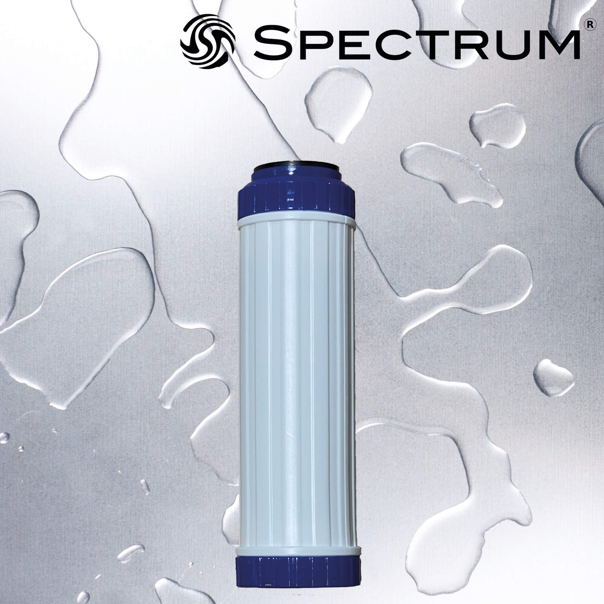 SES-YW10  :   SPECTRUM 10" White Empty Refillable Cartridge Shell