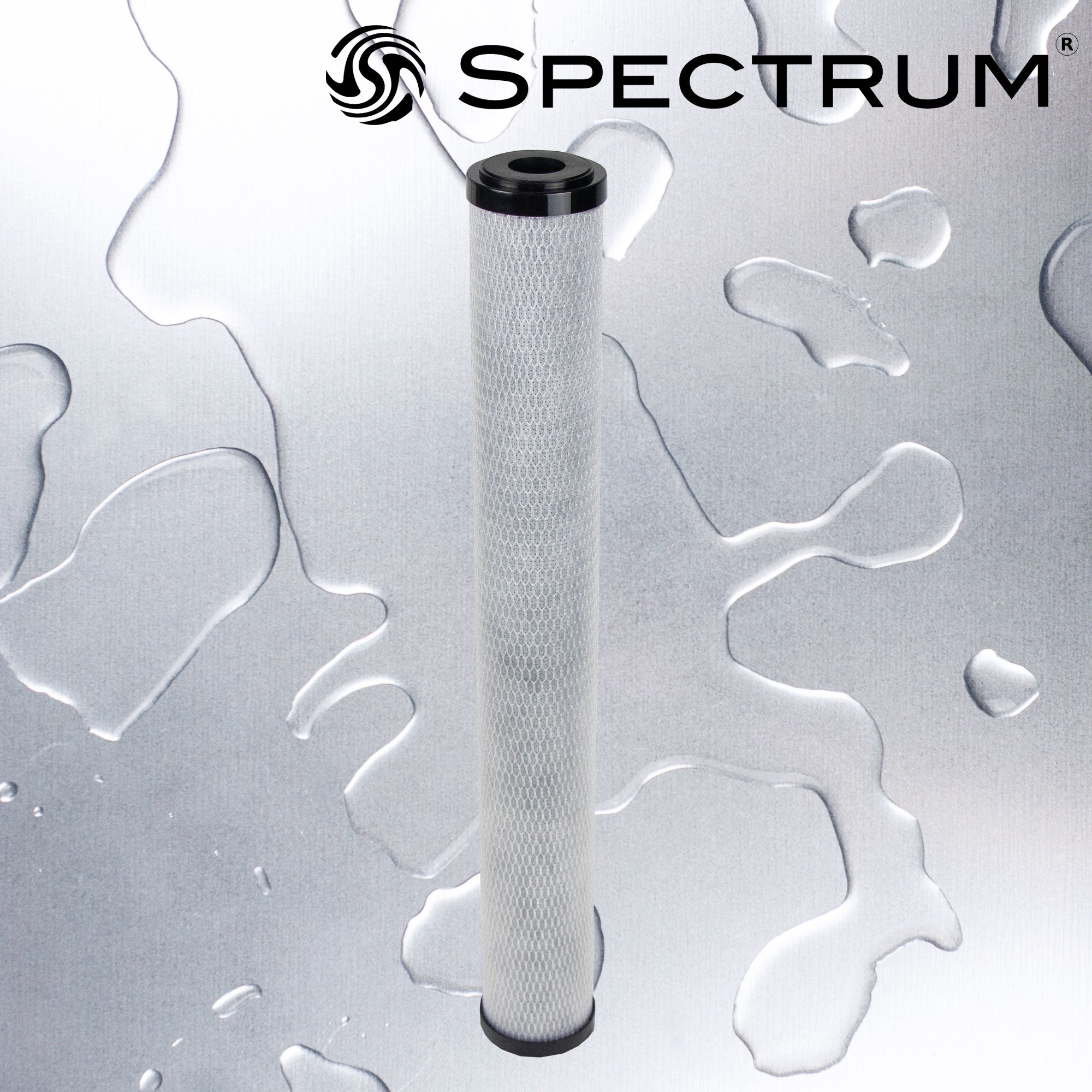 SFBC-EL-10-20   :   SPECTRUM FibreOnyx Electroplating Carbon Filter 10µm 20"