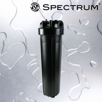 SFH-PK-1-20LD-1  :  SPECTRUM 20µ Large Diameter Black Filter Housing with 1µ Ports